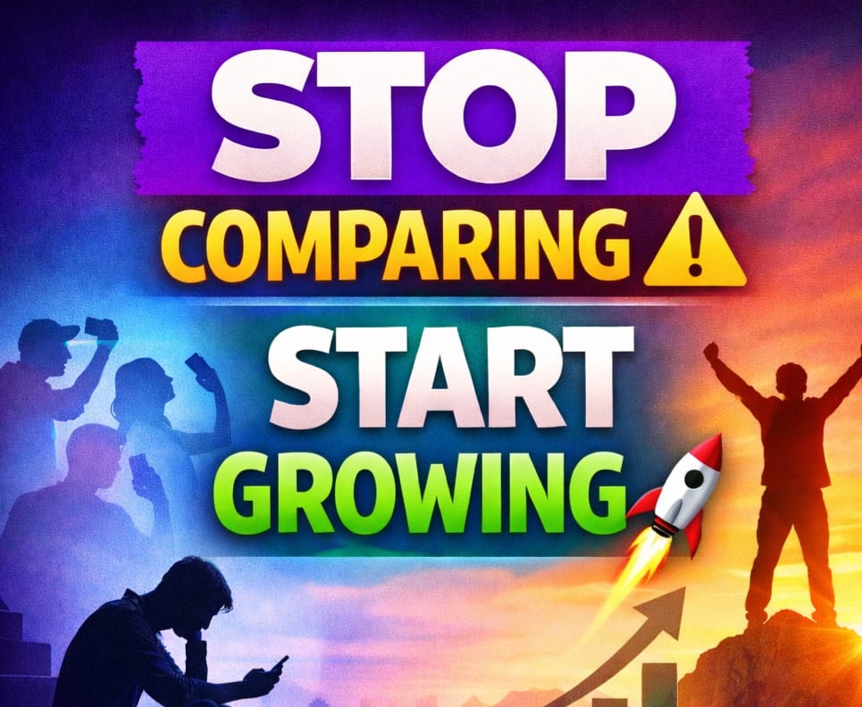 Stop Comparing,Start Growing